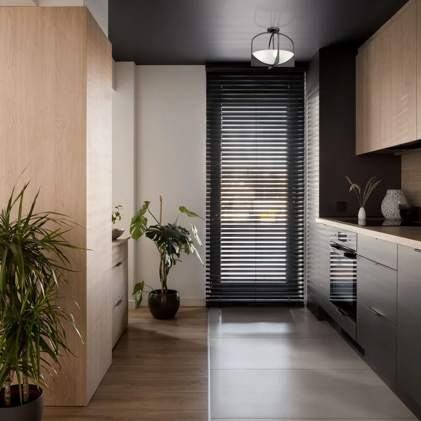 SEMI-FLUSHMOUNT BLACK AND WHITE-DEVON 1947SFS-MB - Image 3