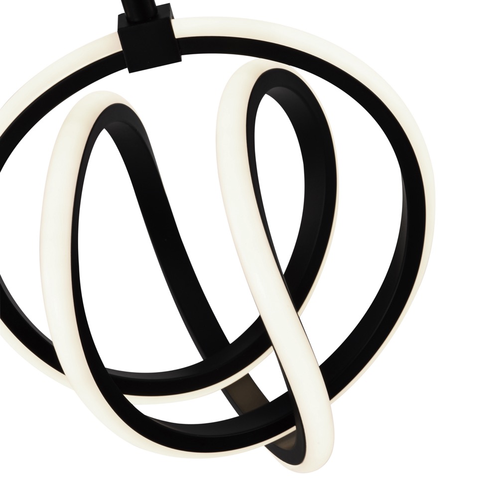 SINGLE PENDANT WITH INTEGRATED LED – ROSE AC6730BK - Image 2