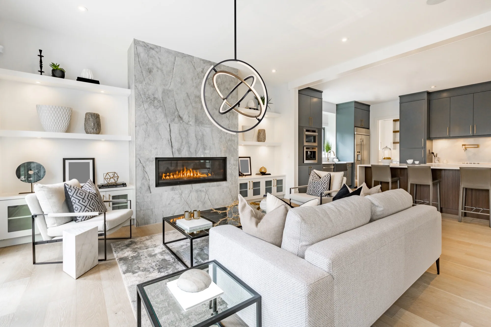 SUSPENSION NOIRE ET LAITON DEL - TRILOGY AC6741BB - Image 5