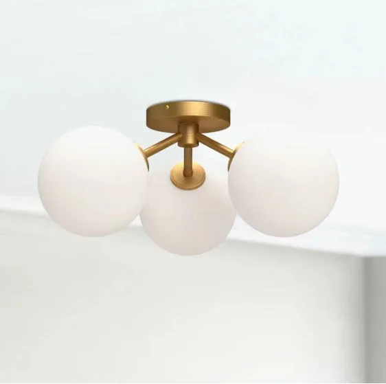 SEMI PLAFONNIER 3L LAITON- CASSIA SF549315AGOP - Image 2