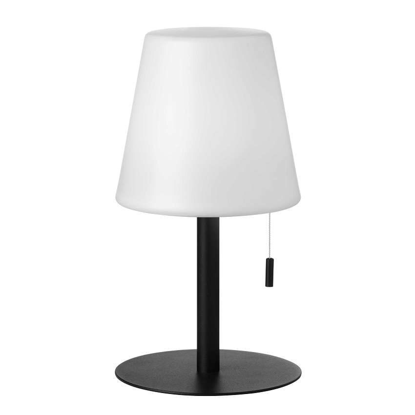 LAMPE DE TABLE NOIR ET ABAT-JOUR BLANC TINSLEY TSY-113LEDT-MB