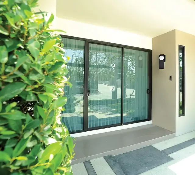 MATTE BLACK OUTDOOR LED WALL LIGHT - CRADLE 62-1619 - Image 4