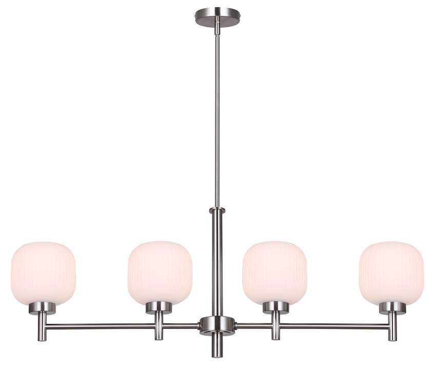 SUSPENSION LINÉAIRE 4L NICKEL- MALLORY ICH1200A04BN