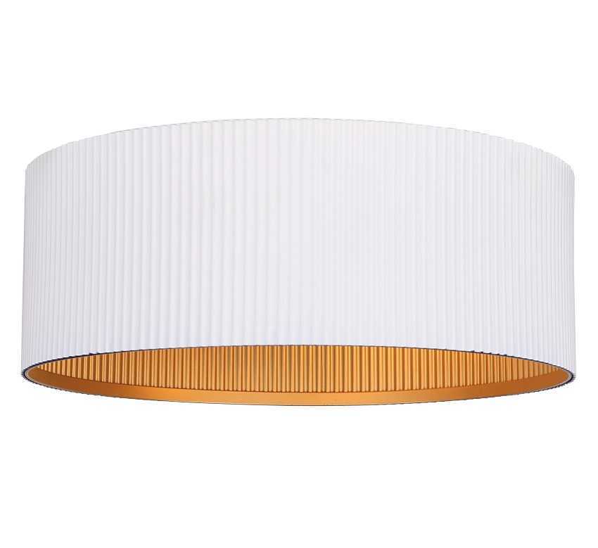 PLAFONNIER BLANC ET OR REXTON CANARM IFM1119A14WHG