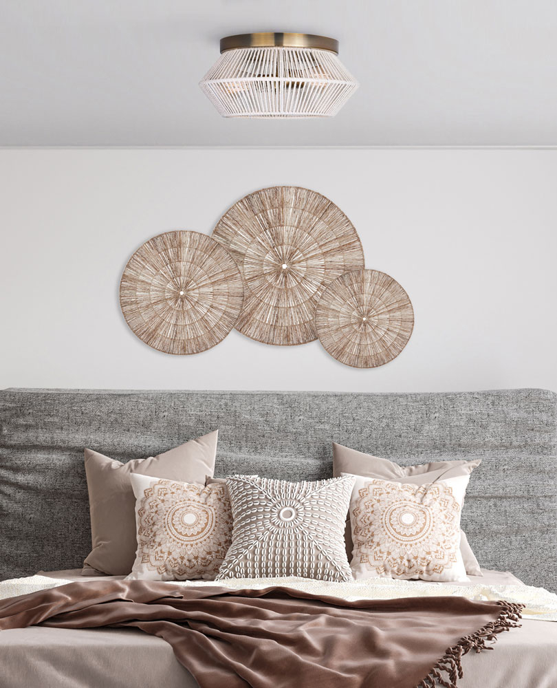 PLAFONNIER OR ABAT-JOUR CORDON WILLOW IFM1120A13GD - Image 2