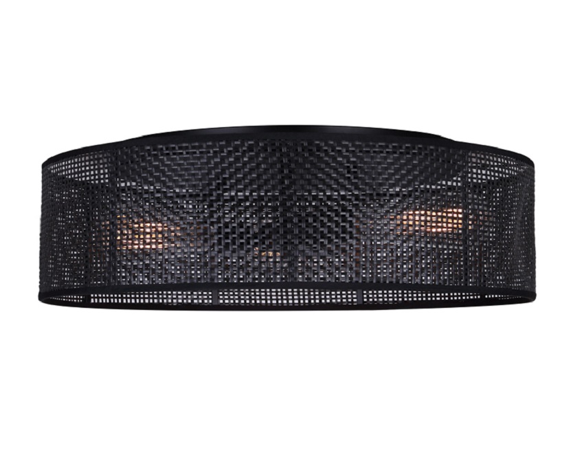 PLAFONNIER NOIR BELLAMY IFM1149A15BK CANARM