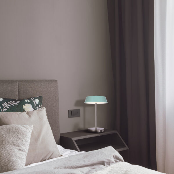 LAMPE DE TABLE ABAT-JOUR VERT JESSA LTL263A14GRN - Image 2