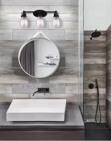 MURALE VANITÉ 3L NOIR CARSON IVL705A03BK - Image 2