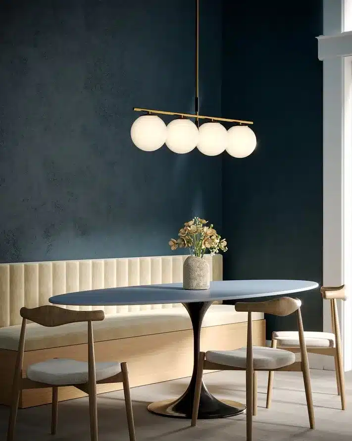 SUSPENSION LINÉAIRE DORÉ ET NOIR ZURI LP421437BGOP - Image 2