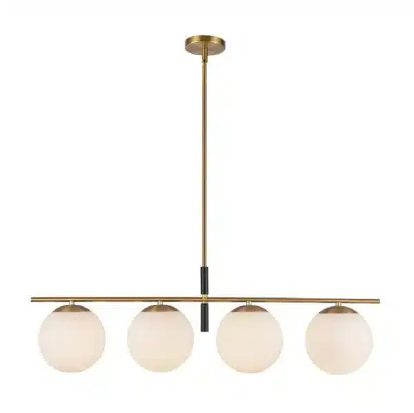 SUSPENSION LINÉAIRE DORÉ ET NOIR ZURI LP421437BGOP