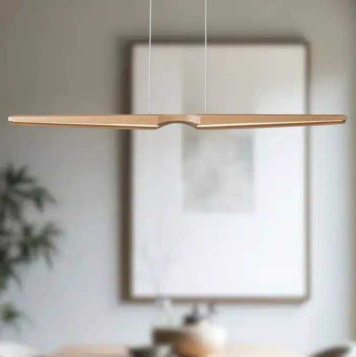 SUSPENDU LINÉAIRE BOIS DE hêtre Dakota Kuzco lp21647-bw - Image 2