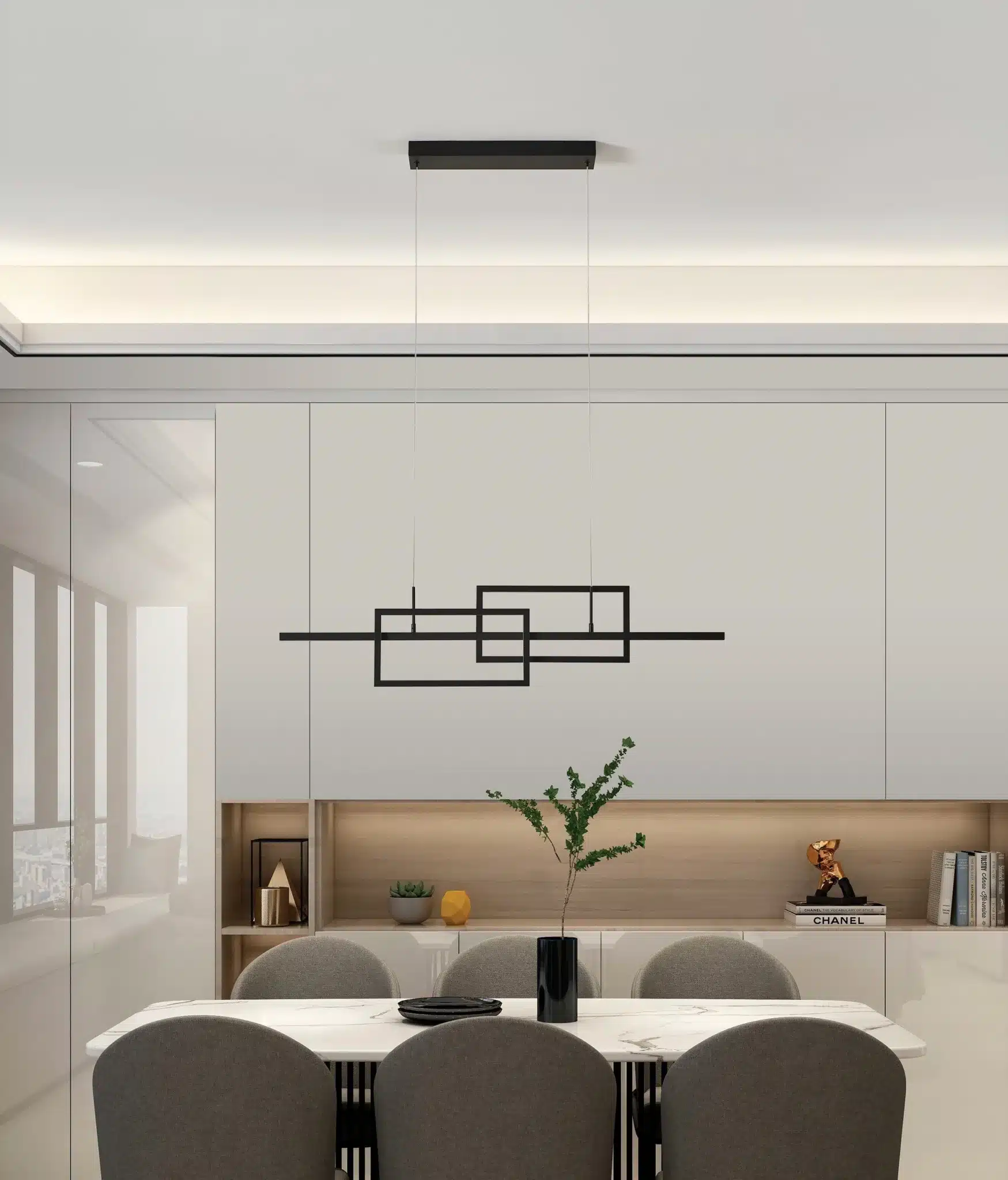 SUSPENSION LINÉAIRE DEL NOIR -PUEBLA 39797A - Image 2