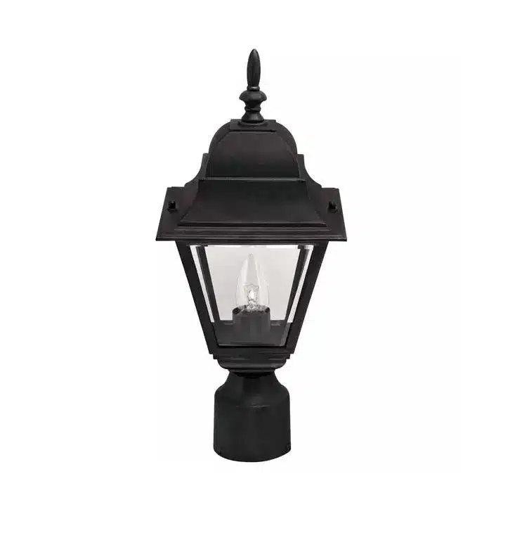 FIXTURE POTEAU EXTÉRIEUR NOIR- IOL1310