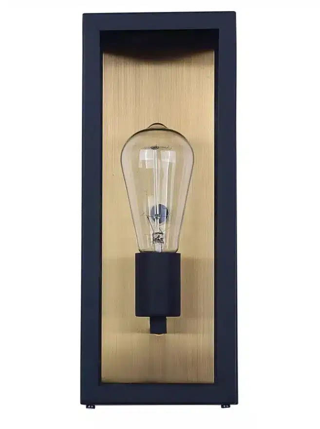 BLACK AND GOLD OUTDOOR WALL LIGHTMILLER- IOL730BKG - Image 2