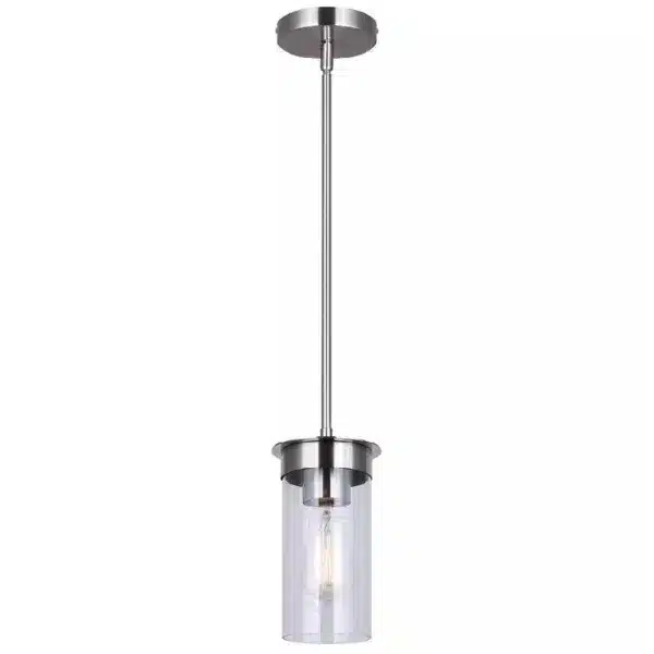 Brushed Nickel Single Pendant — Benson IPL1205A01BN