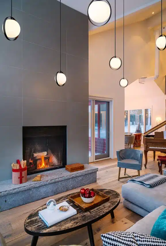 SUSPENSION SIMPLE NOIR ET VERRE BLANC MIDNETIC 730MP-MB - Image 2