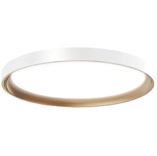 PLAFONNIER BLANC ET OR 12'' SOTTILE CNX-SM12-CWGD