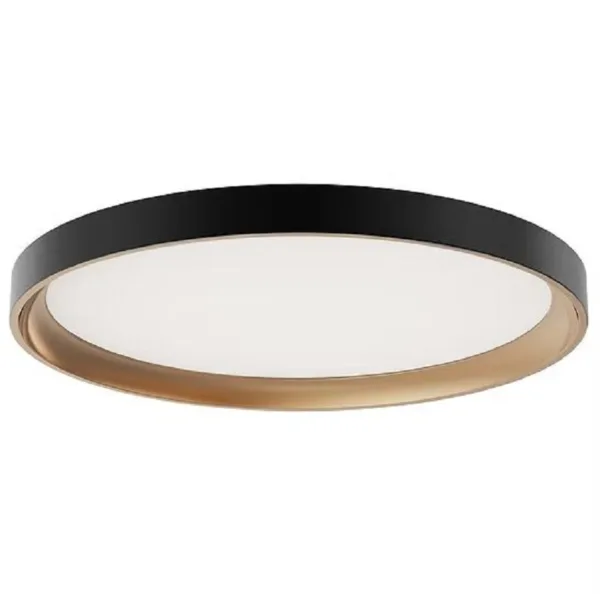 PLAFONNIER NOIR ET OR SOTTILE CNX-SM15-BKGD