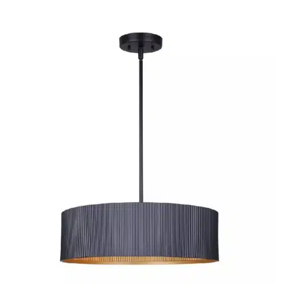 Black Pendant with Gold Interior — Rexton ICH1119A03BK17