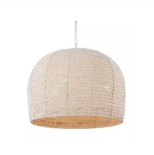 Devi Natural Rattan Pendant – 3-Light (IPL2081B03NA)