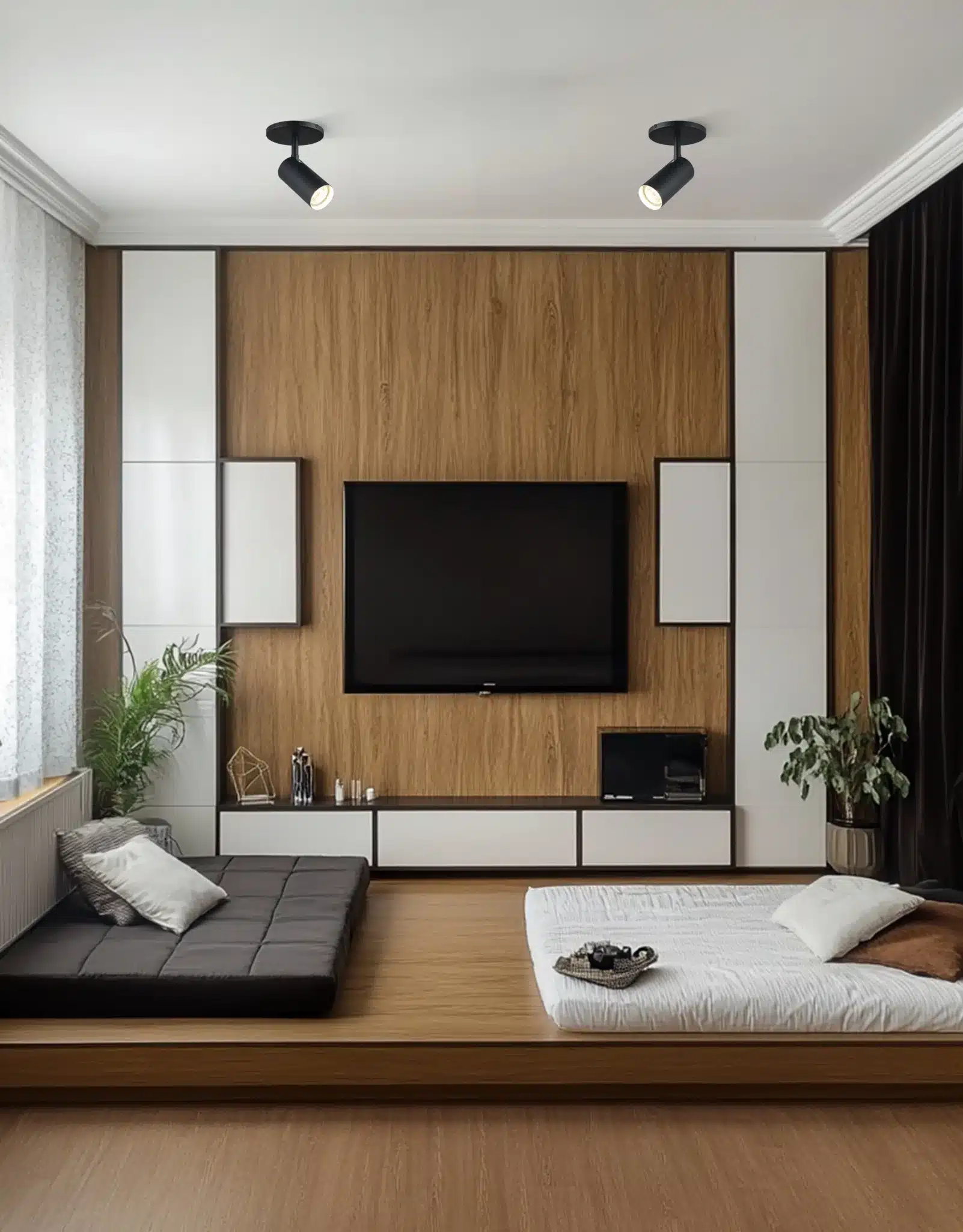 PROJECTEUR SIMPLE NOIR DAINOLITE STY-71SPT-MB - Image 2