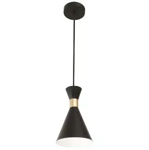 SUSPENDU SIMPLE NOIR ET OR CN8036-BKGD