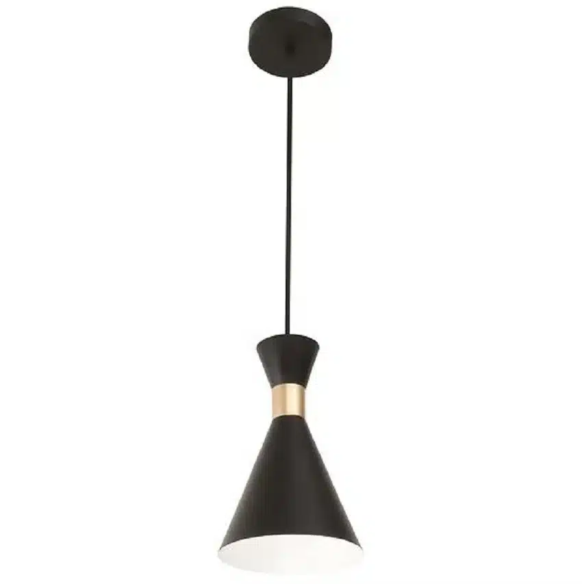 Black and Gold Single Pendant – CN8036-BKGD