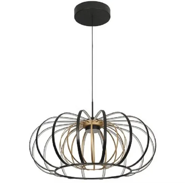 SUSPENDU DEL INTÉGRÉ NOIR ET OR CN-9462-BKGD