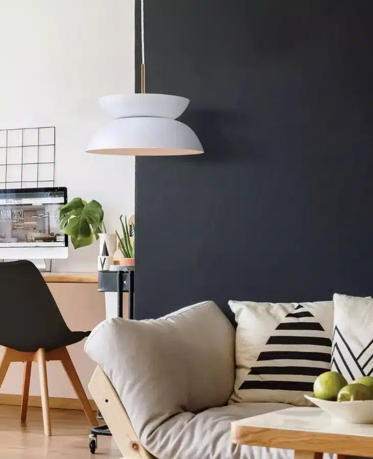 SUSPENDU METAL BLANC ET OR MILA IPL1096A01GDW - Image 2