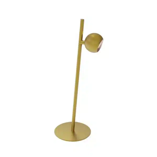 LAMPE DE TABLE OR VIEILLIT FER-165LEDT-AGB