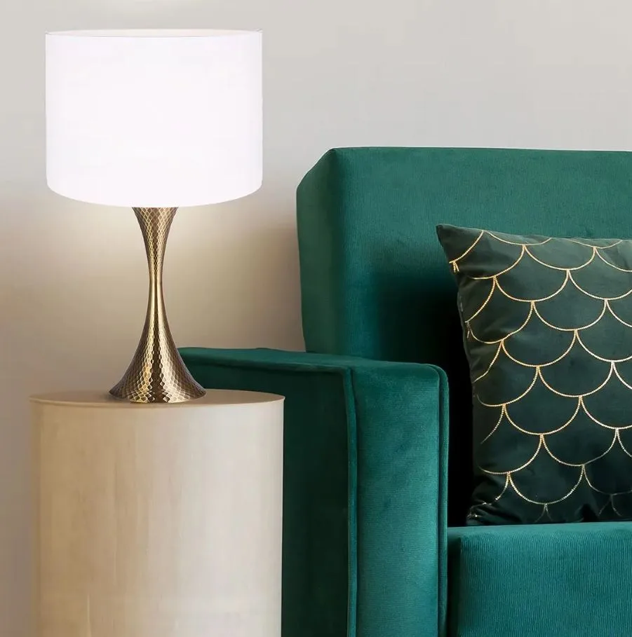 GOLD TABLE LAMP MICA- ITL2129B26GD - Image 2