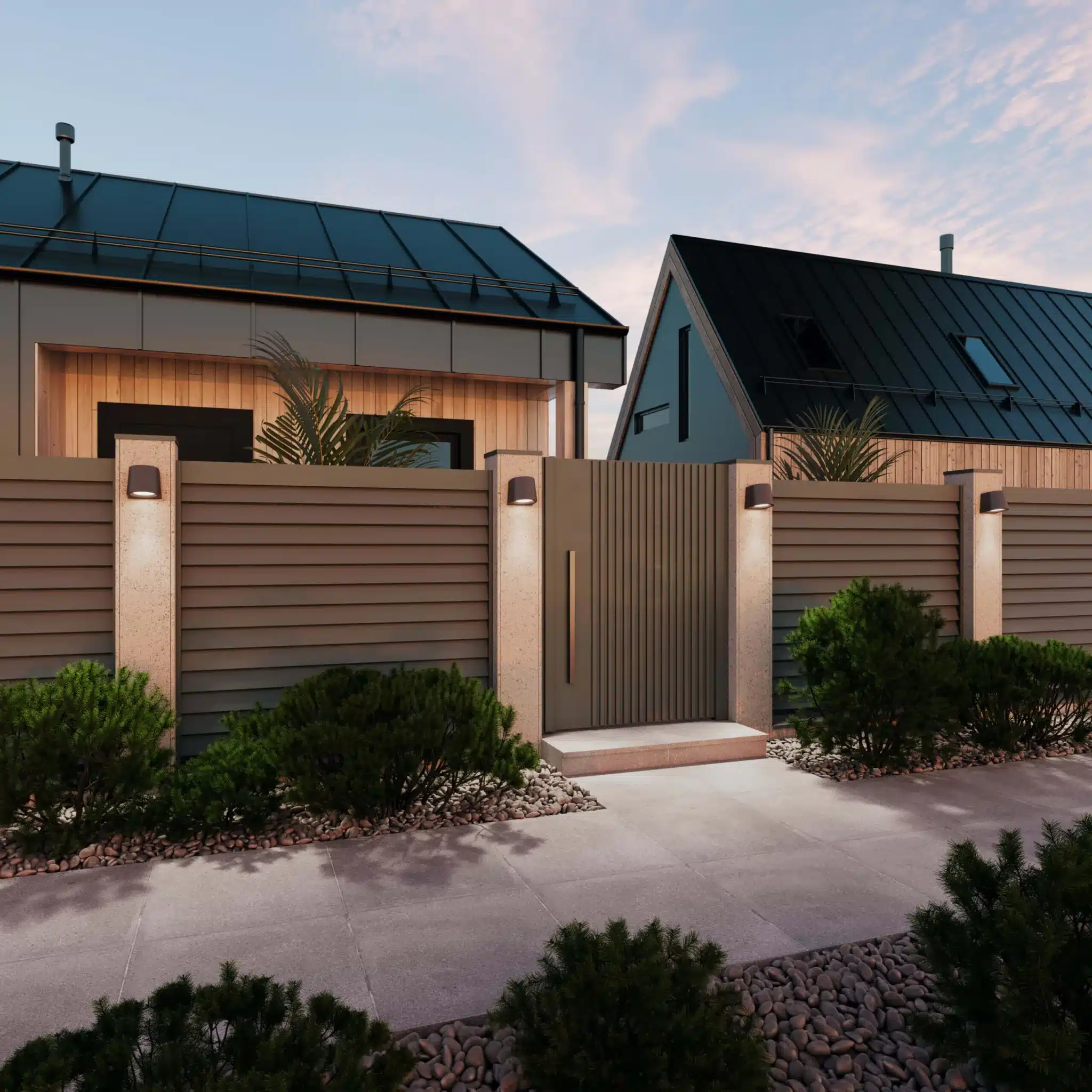 MURALE EXTERIEUR NOIR DEL SHIELD DSWC05-CC-BK DALS - Image 2