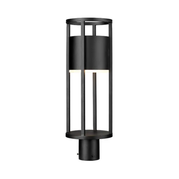 LED OUTDOOR POST LIGHT- LUCA 517PHM-BK-LED
