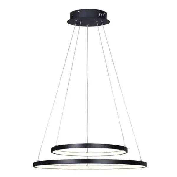 BLACK LED PENDANT- LEXIE LCH128A24BK