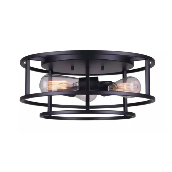 PLAFONNIER 3L NOIR-LUCA IFM757A16BK