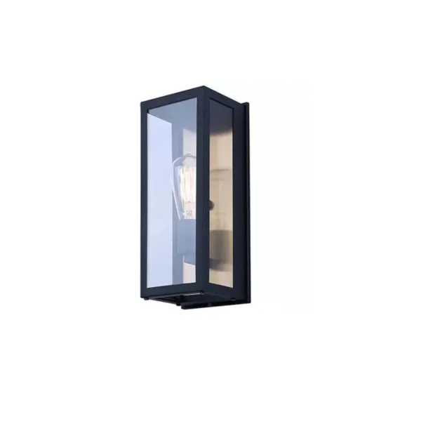 BLACK AND GOLD OUTDOOR WALL LIGHTMILLER- IOL730BKG