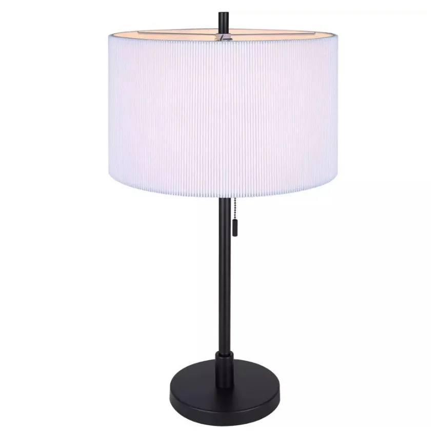LAMPE DE TABLE NOIR - CARMYNN ITL288A24BK