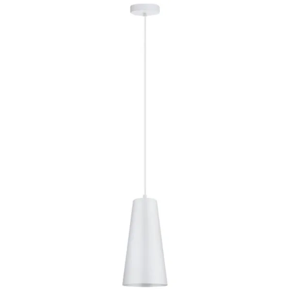 WHITE SINGLE PENDANT - PRATELLA 201527A