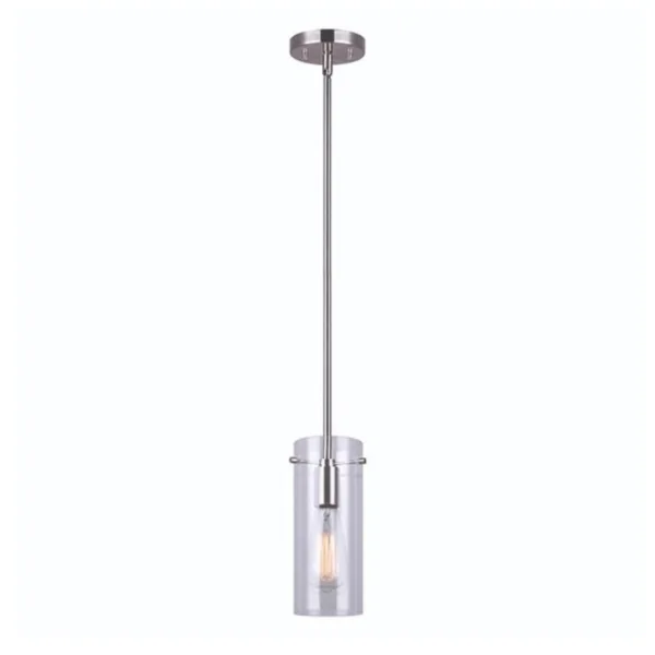 Brushed nickel single pendant- JONI IPL759A01BN