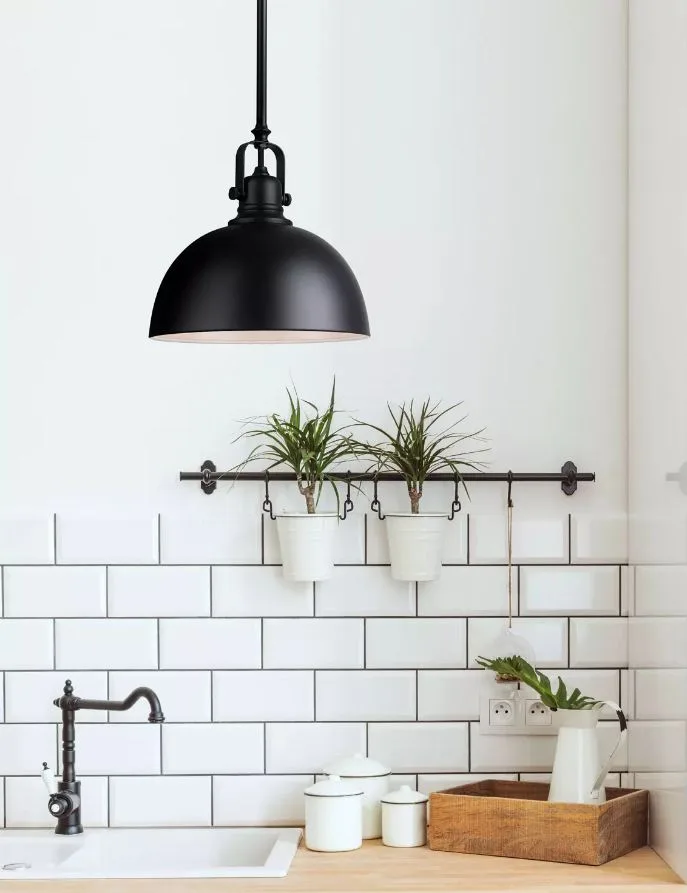 SUSPENSION SIMPLE MÉTAL NOIR- POLO IPL222B01BK - Image 2