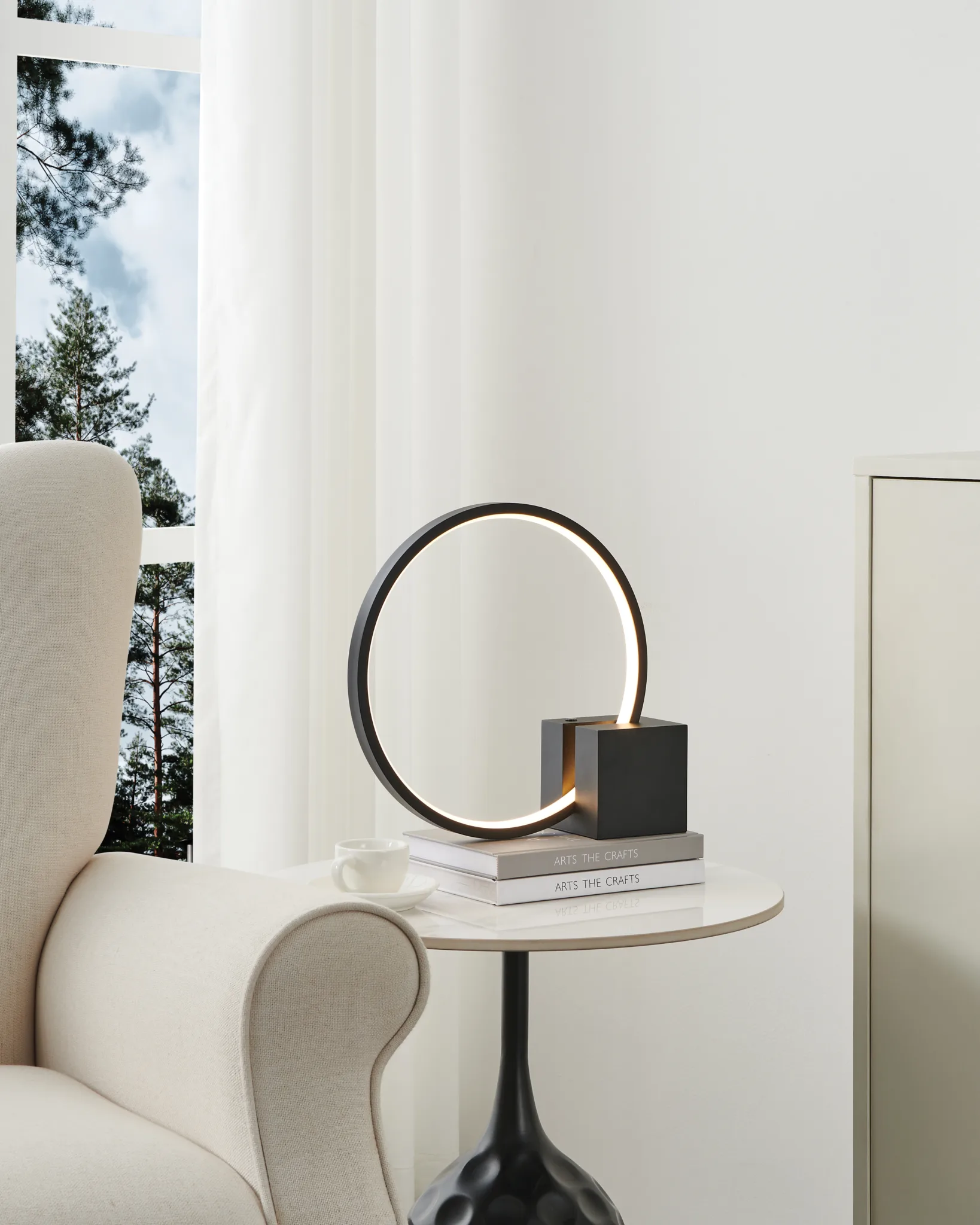 LAMPE DE TABLE NOIRE DEL - NASSA 207771A - Image 2