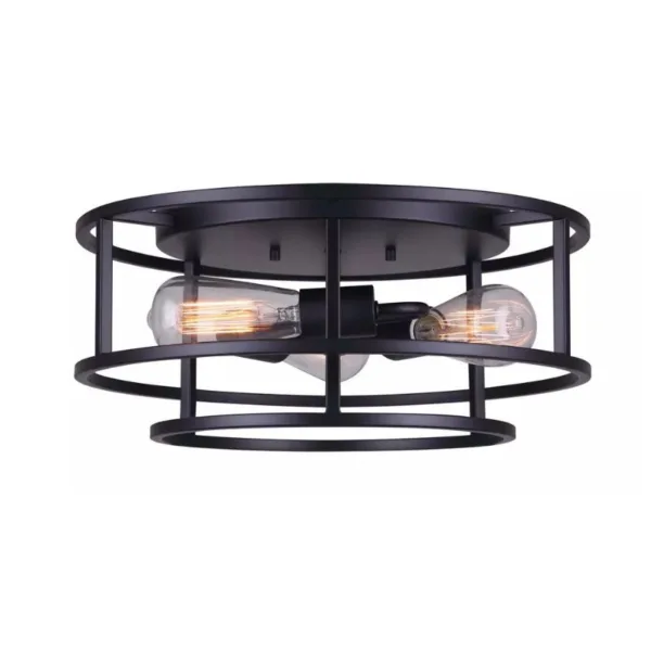 PLAFONNIER 3L NOIR-LUCA IFM757A16BK