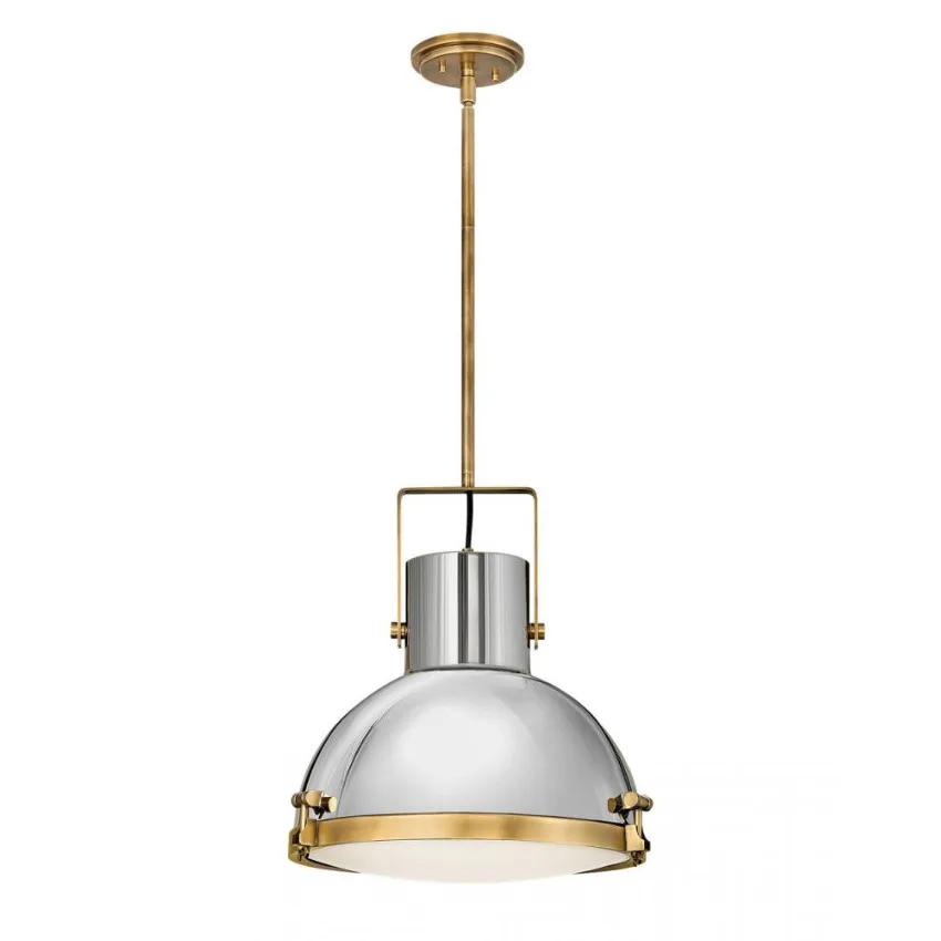 SUSPENSION SIMPLE NICKEL POLI ET LAITON - NAUTIQUE 49065HB