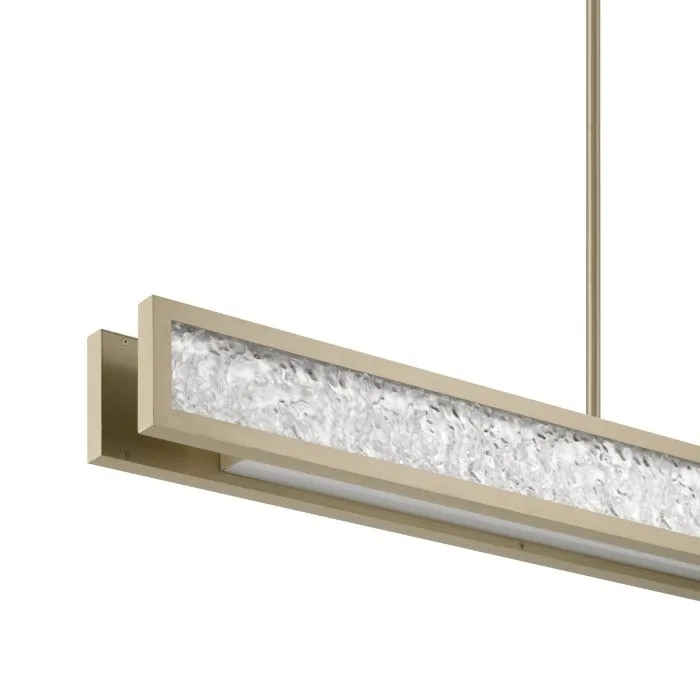 GOLD LINEAR LED PENDANT- COURTNEY 207413A - Image 3