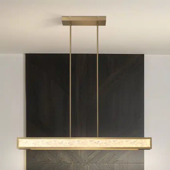 GOLD LINEAR LED PENDANT- COURTNEY 207413A - Image 4