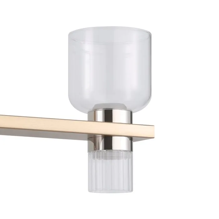 3 -L Champagne Gold LED Vanity Wall Light- AMELIA 207676A - Image 2