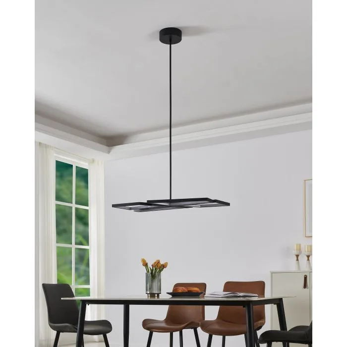 BLACK LED PENDANT- ALFIE 207768A - Image 4
