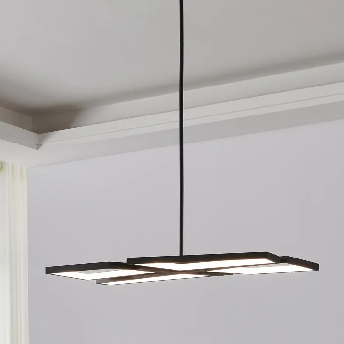 BLACK LED PENDANT- ALFIE 207768A - Image 2