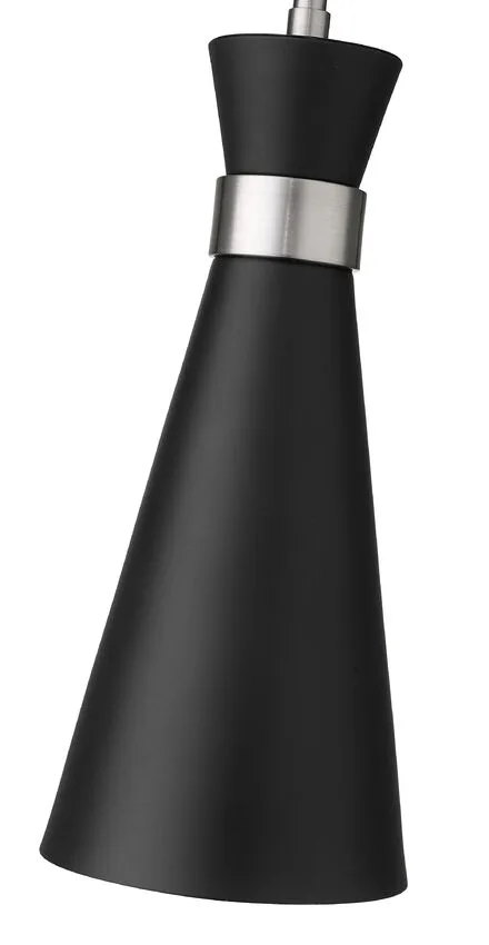 SUSPENDU SIMPLE NOIR ET ARGENT- SORIANO 728MP-MB-BN - Image 3