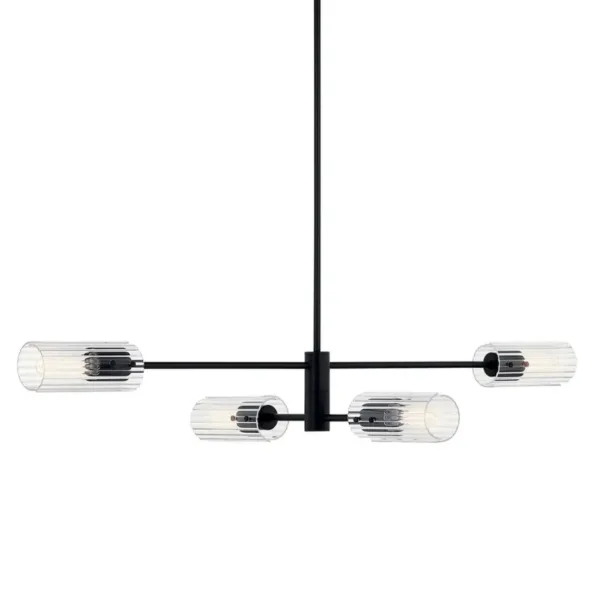 SUSPENSION LINÉAIRE NOIRE - VELESTINO 52681BK
